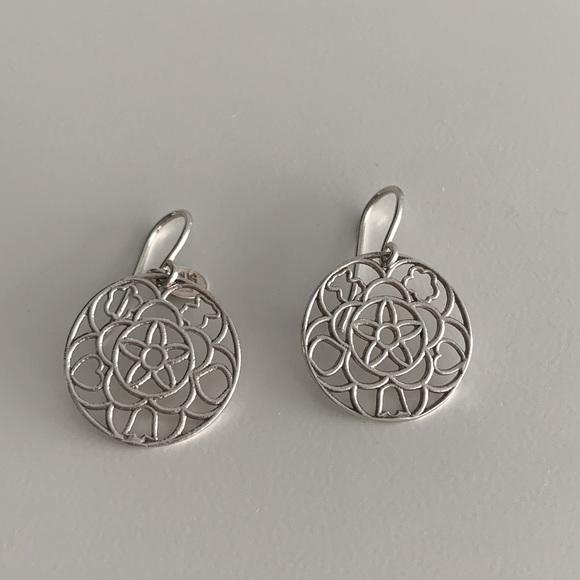 Tous Round Silver Earrings - Picture 1 of 3